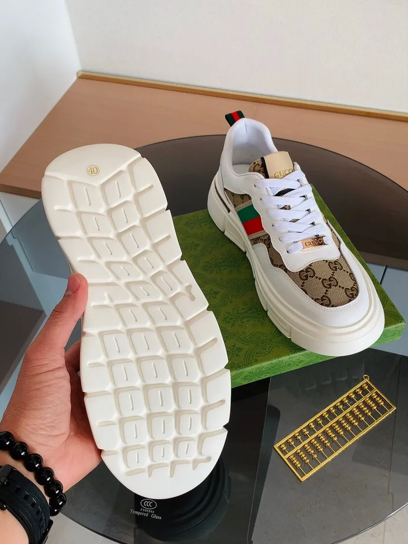 Factory price 400. The new GUCCI (Gucci) is launched at the same time, new men's shoes, 😘fabrics are selected imported cowhide, lining: sheepskin lining. 👍🏿 High-end ☄️ air-cushion molded anti-slip rubber outsole, exquisite lines, simple and elegant, comfortable and high-end for leisure travel. Code number: 38 to 44 (45 can be customized and cannot be returned or exchanged)